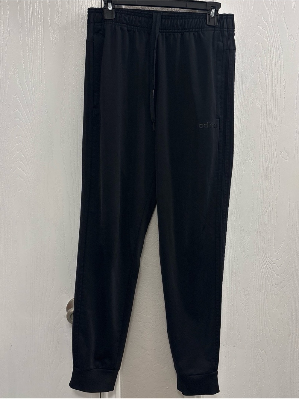 adidas Men’s Black Athletic Jogger Sweatpants